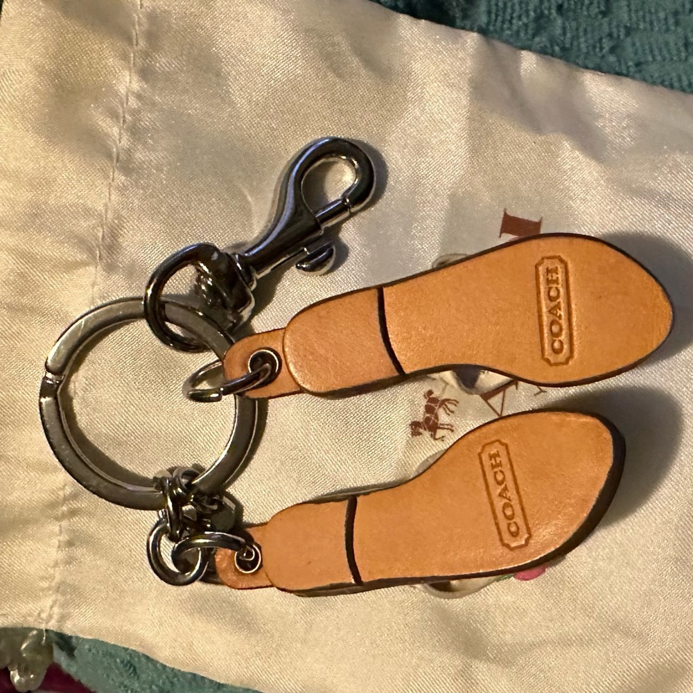 Coach Floral Sandal Keychain - Picture 4 of 10